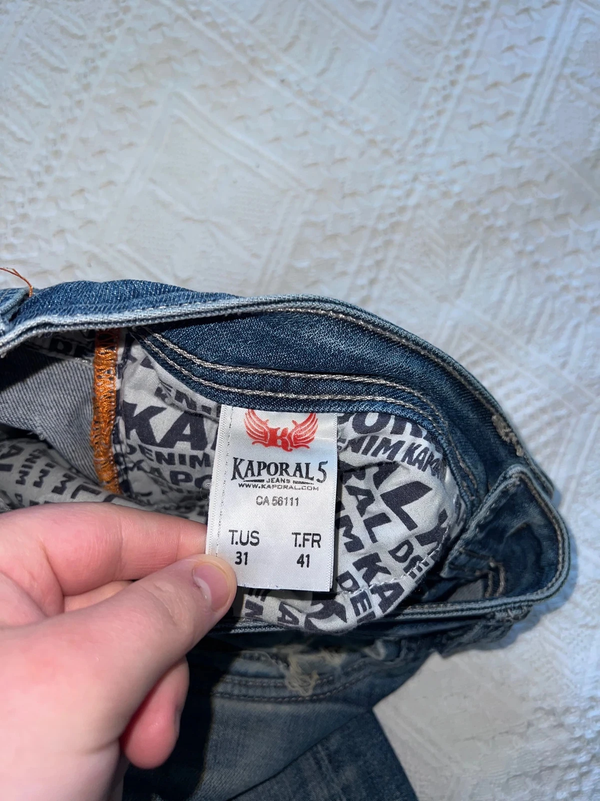 Calças Jeans Rasgadas Vintage Kaporal – photo 8